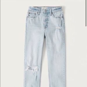 Abercrombie High Rise Mom Jeans